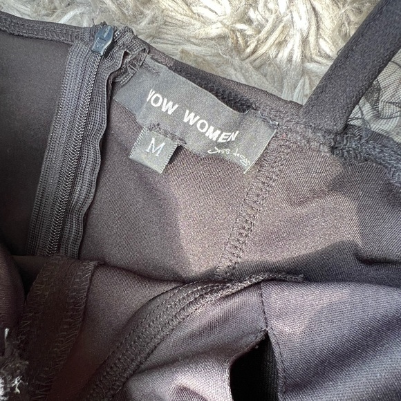 Mesh Puff Long Sleeve Dress - Picture 5 of 8